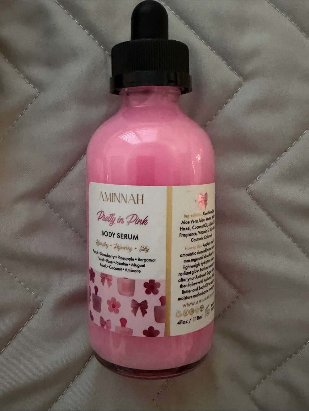 Brand new Aminnah Pretty in Pink Body Serum - Pink